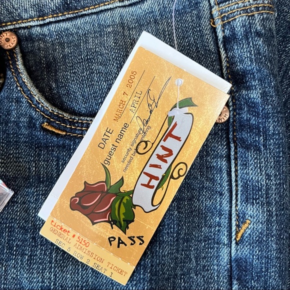 Y2K funky NWT Hint bootcut jeans - Picture 6 of 12